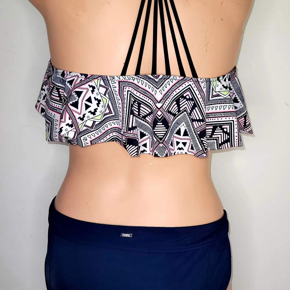 PINK VICTORIA'S SECRET Removable Cups  Both MEDIUM BRAND NEW BIKINI SWIM SUIT - Picture 2 of 15